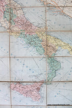 Load image into Gallery viewer, 1891 - Italie Antique Map Genuine