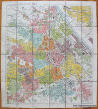 Load image into Gallery viewer, Genuine-Antique-Map-Handplan-von-Wien-Europe-Austria-c.-1900-G.-Freytag-&-Berndt-Maps-Of-Antiquity-1800s-19th-century