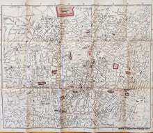 Load image into Gallery viewer, 1897 - Brussels Belgium Plan De Bruxelles Antique Map Genuine