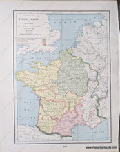Load image into Gallery viewer, 1892 - Scotland And England In The Saxon Period; Verso: Historical Map Of Feudal France Time Early