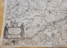 Load image into Gallery viewer, Genuine-Antique-Map-Belgium---Dioecesis-Leodiensis-Accurata-Tabula-1630s-Mercator-Hondius-Janssonius-Maps-Of-Antiquity