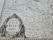 Load image into Gallery viewer, Genuine-Antique-Map-Ardennes,-France---Carte-du-Pais-de-Retelois-1630s-Mercator-Hondius-Janssonius-Maps-Of-Antiquity