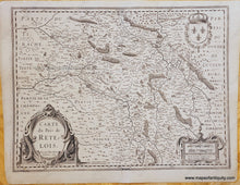 Load image into Gallery viewer, Genuine-Antique-Map-Ardennes,-France---Carte-du-Pais-de-Retelois-1630s-Mercator-Hondius-Janssonius-Maps-Of-Antiquity