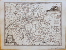 Load image into Gallery viewer, Genuine-Antique-Map-France---Touraine,-Turonensis-Ducatus-1630s-Mercator/Hondius/Janssonius-Maps-Of-Antiquity