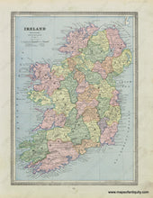 Load image into Gallery viewer, Antique-Printed-Color-Map-Scotland-verso-Ireland--Europe-Scotland-Ireland-1883-Cram-Maps-Of-Antiquity
