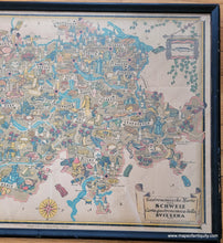Load image into Gallery viewer, Genuine-Antique-Framed-Map-Carte-Gastronomique-de-la-Suisse-Gastronomic-Map-of-Switzerland-1939-Office-National-Suisse-du-Tourisme-a-Zurich-Maps-Of-Antiquity