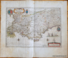 Load image into Gallery viewer, Genuine-Antique-Map-Provincia---Provence-France-1640-Blaeu-Maps-Of-Antiquity