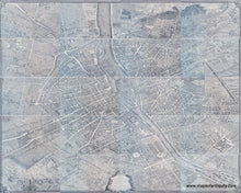 Load image into Gallery viewer, 1900 - Paris in the 18th Century - Plan de Paris en 20 Planches - Antique Map