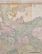 Load image into Gallery viewer, Genuine-Antique-Map-A-New-Map-of-the-German-Empire-and-the-Neighbouring-States-with-their-Principal-Post-Roads…-1788-William-Faden-Maps-Of-Antiquity