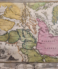Load image into Gallery viewer, 1730 Circa - Stockholm Sweden Accurate Carte Der Uplandischen Scheren Mit Situation Und Gegend…-