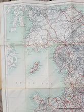 Load image into Gallery viewer, 1905 - The Complete ’Safety’ Cycling Map Of England & Wales Antique Genuine Folding