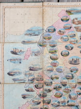 Load image into Gallery viewer, 1844 - Spooner’s Pictorial Map Of England & Wales Arranged As An Amusing And Instructive Game For