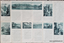 Load image into Gallery viewer, 1920S - Lugano (Suisse Italienne) Les Lacs Italiens Avec Leur Region D’excursions (Italy And