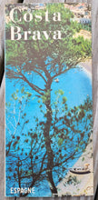 Load image into Gallery viewer, 1950S - Costa Brava (Spain) Antique Map Genuine Vintage