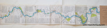 Load image into Gallery viewer, 1920 - The Oarsman’s And Angler’s Map Of The River Thames From Its Source To London Bridge.