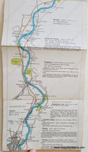 Load image into Gallery viewer, 1920 - The Oarsman’s And Angler’s Map Of The River Thames From Its Source To London Bridge.