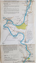 Load image into Gallery viewer, 1920 - The Oarsman’s And Angler’s Map Of The River Thames From Its Source To London Bridge.