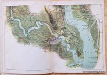 Load image into Gallery viewer, 1890 - Tombleson’s Panoramic Map Of The Thames And Medway Antique Genuine