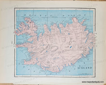 Load image into Gallery viewer, Genuine-Antique-Map-Double-sided-page-of-maps-Iceland-Chinese-Empire-Cyprus-and-Crete-1895-Cram-Maps-Of-Antiquity