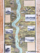 Load image into Gallery viewer, 1900 - Panorama of the Rhine with text inserted - Genuine Antique Folding Map