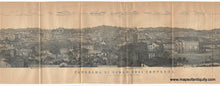 Load image into Gallery viewer, 1900 - Rome Italy Panorama - Panorama di Roma et suoi Contorni - Antique Print