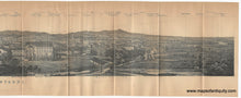 Load image into Gallery viewer, 1900 - Rome Italy Panorama - Panorama di Roma et suoi Contorni - Antique Print