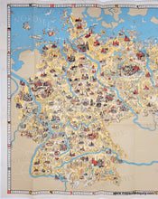 Load image into Gallery viewer, 1935 - Germany The Beautiful Travel Country - Genuine Antique Map