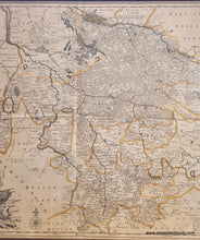 Load image into Gallery viewer, 1730 circa - A New & Exact Map of the Electorate of Brunswick-Lunenburg and ye rest of ye Kings Dominions in Germany - Genuine Antique Map