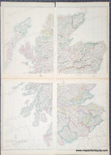 Load image into Gallery viewer, 1863 - Scotland - Antique Map