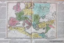 Load image into Gallery viewer, 1817 - Geographical And Historical Map Of The Roman Empire No. 18 Antique Genuine Hand-Colored