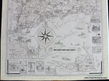 Load image into Gallery viewer, Antique-Map-A-Picture-Chart-of-Cape-Cod-United-States-Massachusetts-1949-Ernest-Dudley-Chase-Maps-Of-Antiquity