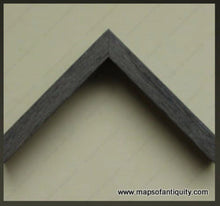 Load image into Gallery viewer, Custom-Conservation-Framing-Tall-Driftwood-Style-Frame,-Blue-color,-for-Medium-Pieces,-12-x-14-to-16-x-20-inches--Custom-Maps-Of-Antiquity