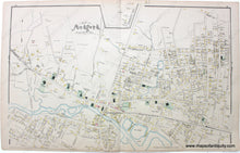 Load image into Gallery viewer, 1889 - Part of Medford ; verso: Map of Stoneham, Melrose, Medford, Malden, Everett, Somerville, and Cambridge ; Part of Medford - Antique Map