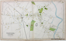 Load image into Gallery viewer, 1889 - Framingham Centre (MA) - Antique Map