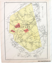Load image into Gallery viewer, 1889 - Ayer/Shirley/Westford (Ma) Antique Map Genuine Hand-Colored