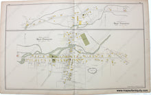 Load image into Gallery viewer, 1889 - West Townsend; Versos Village Of Dunstable And Tyngsborough; Ashby Centre (Ma) Antique Map