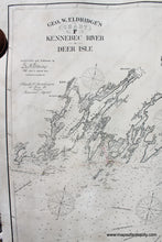 Load image into Gallery viewer, Antique-Coastal-Chart-George-W.-Eldridge's-Chart-F-from-Kennebec-River-to-Deer-Isle-United-States-Northeast-1902-George-W.-Eldridge-Maps-Of-Antiquity