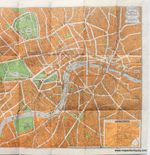 Load image into Gallery viewer, Genuine-Antique-Folding-Map-Pictorial-Plan-of-London-1936-"Geographia"-Ltd.-Maps-Of-Antiquity