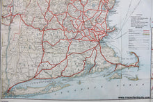 Load image into Gallery viewer, Antique-Railroad-Map-Mountain-Lake-and-Seashore-Region-of-New-England-Reached-by-Boston-and-Maine-Railroad-and-its-Connections-United-States-Northeast-1923-Boston-and-Maine-Railroad-Maps-Of-Antiquity