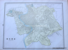 Load image into Gallery viewer, Antique-City-Plan-Rome-(Italy)-Paris-Towns-and-Cities-Italy-1891-Goldthwaite-Maps-Of-Antiquity
