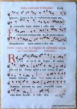 Load image into Gallery viewer, Genuine-Antique-Sheet-Music-on-Paper-Antique-Sheet-Music---Missa-votiva-de-B.-Virgine-and-A-Nativitate-usque-ad-Purificationem,-Introitus-c.-16th-century-Unknown-Maps-Of-Antiquity