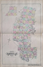 Load image into Gallery viewer, 1884 - Double-Sided Map: Somerset County Maine Oldtown Falmouth Foreside And Adjacent Islands Casco