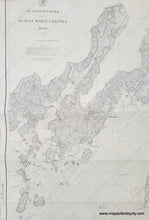 Load image into Gallery viewer, MAI190A-Antique-Nautical-Chart-St-Georges-River-and-Muscle-Ridge-Channel-United-States-Maine-1878-US-Coast-Survey-Maps-Of-Antiquity