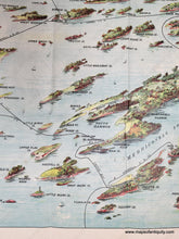 Load image into Gallery viewer, Close up of the islands of Casco Bay that are in the foreground.