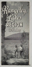 Load image into Gallery viewer, 1951 - The Rangeley Lakes Region Maine Vintage Map Genuine
