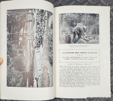 Load image into Gallery viewer, Open book with black and white photographs and text