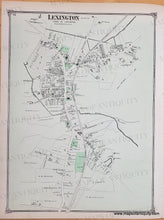 Load image into Gallery viewer, 1875 - Lexington p. 71 verso Lexington Center p. 72 (MA) - Antique Map