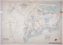 Load image into Gallery viewer, 1906 - Index Map to the Town of Barnstable, Marstons Mills, Santuit Village, Page 21 (MA) - Antique Map