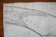 Load image into Gallery viewer, 1836 - A Map Of The Extremity Cape Cod Truro Sheet Only Antique Genuine In Four Sections
