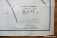 Load image into Gallery viewer, 1836 - A Map Of The Extremity Cape Cod Truro Sheet Only Antique Genuine In Four Sections